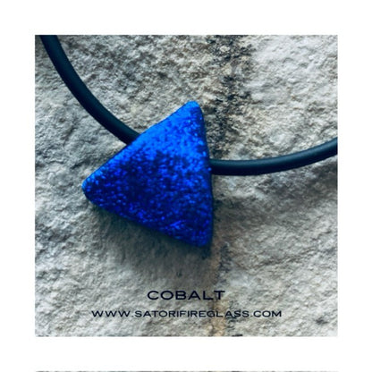 Satori Cobalt Triangle Necklace